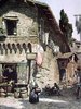 Vecchie case medievali alla Lungaretta - 1882